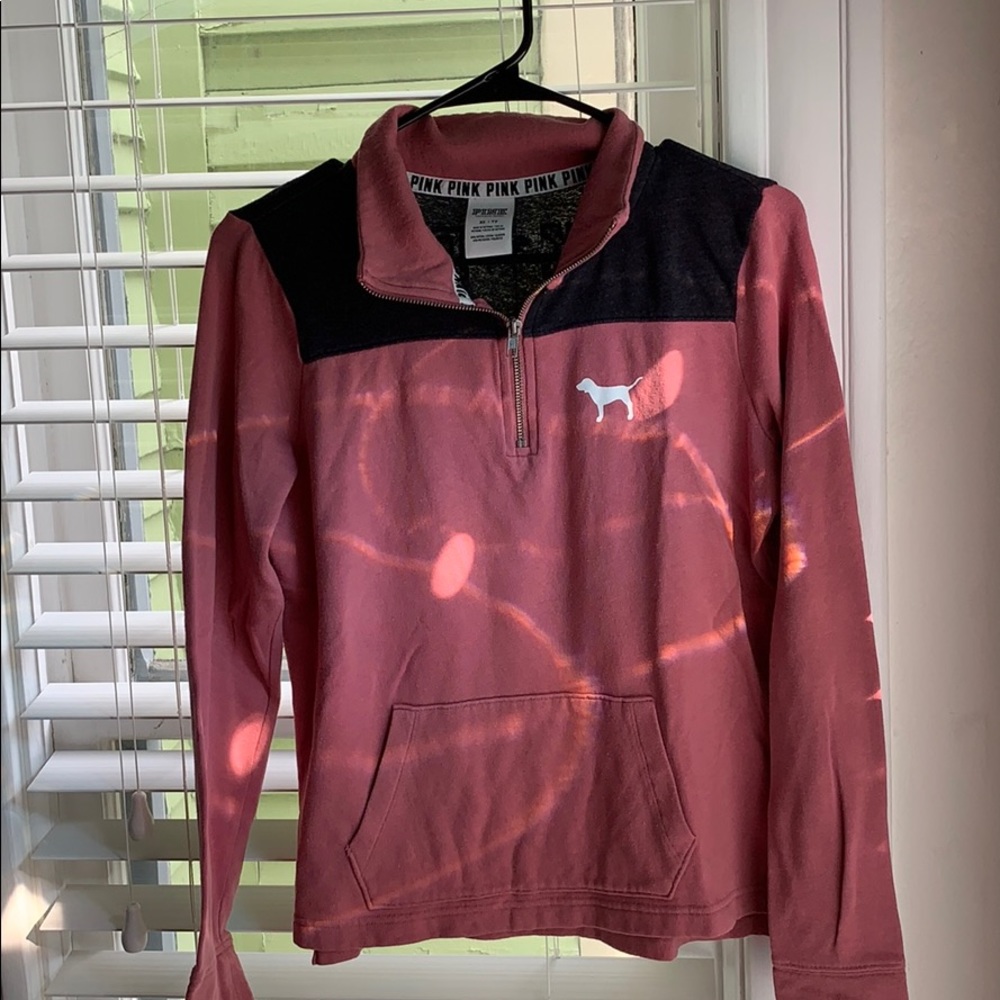 PINK Quarter Zip Long Sleeve